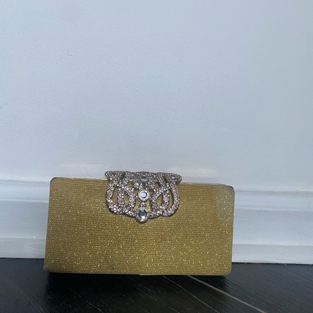 Gold Clutch Bag